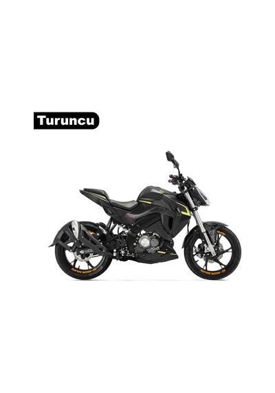 Rks Qj Motor Srk 125-s Motosiklet Jant İçi Sticker Etiket Modeli Turuncu