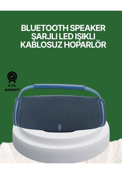Net Stereo Ses Sunan Ipx5 Su Geçirmez Bluetooth Hoparlör
