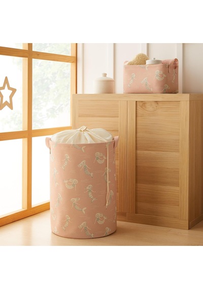Textile 2'li Çocuk Odası Deniz Kızı Sepet Set 1 Adet 30 X 21 X 18/36 X 50 Cm Çok Renkli