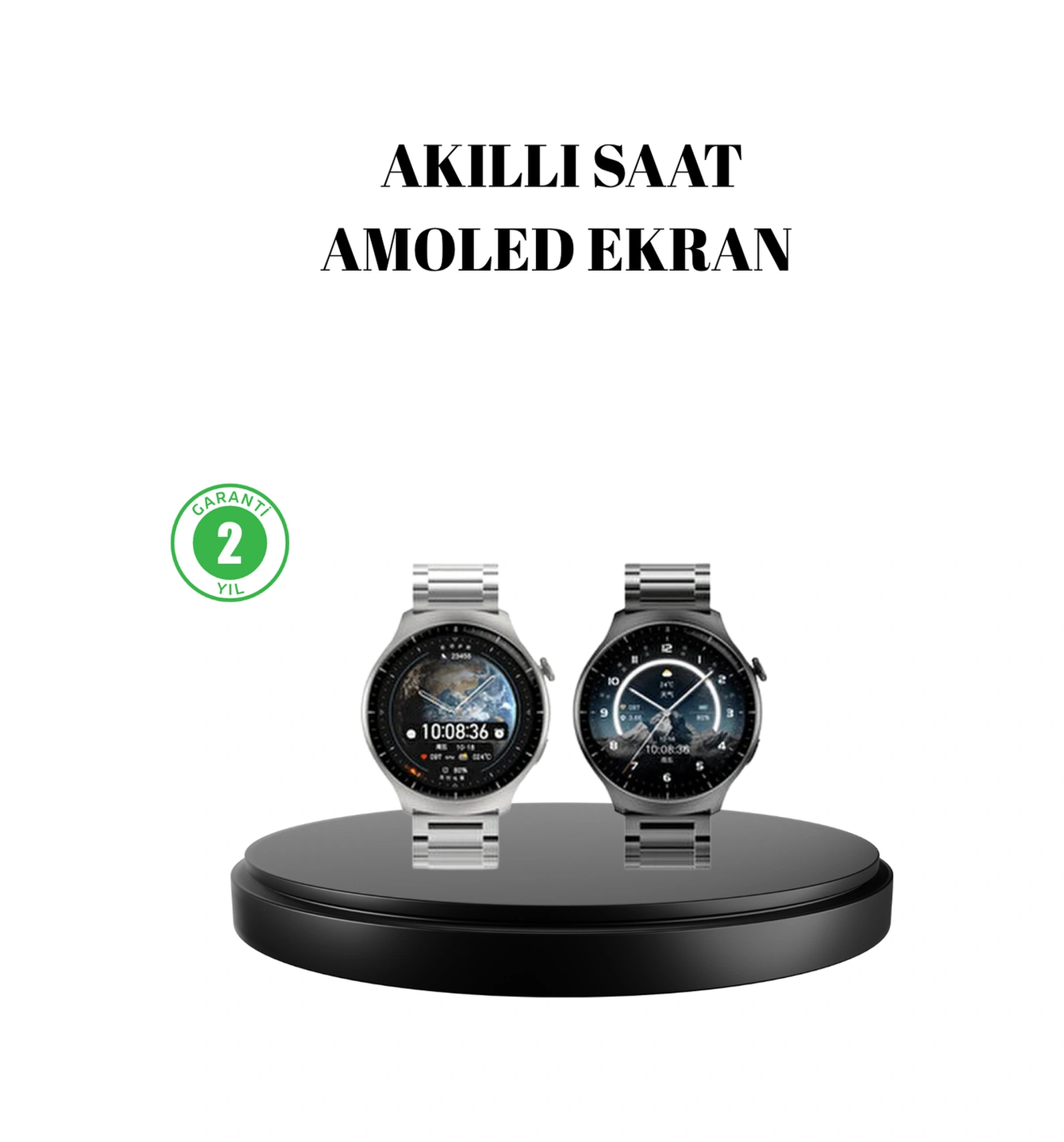 Akıllı Saat Nfc Bluetooth Arama Ve Kablosuz Şarj Özellikli
