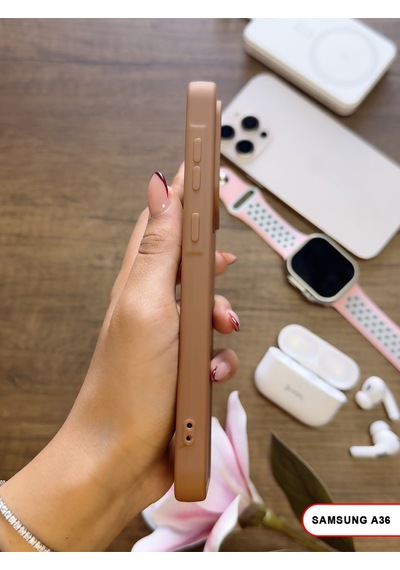 Samsung Galaxy A36 Uyumlu Kamera Korumalı Darbeye Dayanıklı Renk Atmayan Keep Silikon Kılıf Kahverengi Samsung Galaxy A36 Uyumlu Kamera Korumalı Darbeye Dayanıklı Renk Atmayan Keep Silikon Kılıf Kahverengi