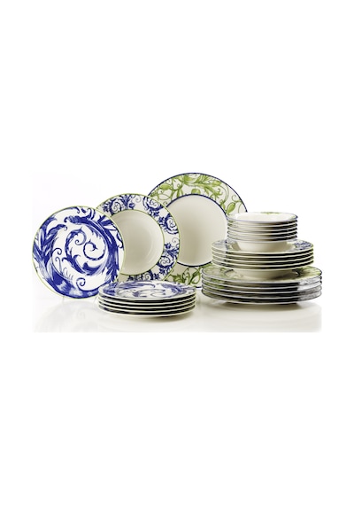 Kütahya Porselen Verde Azul 24 Parça 6 Kişilik Yemek Takımı 513300