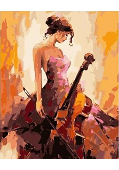 Viyolensel Sayılarla Boyama Seti 40x50cm