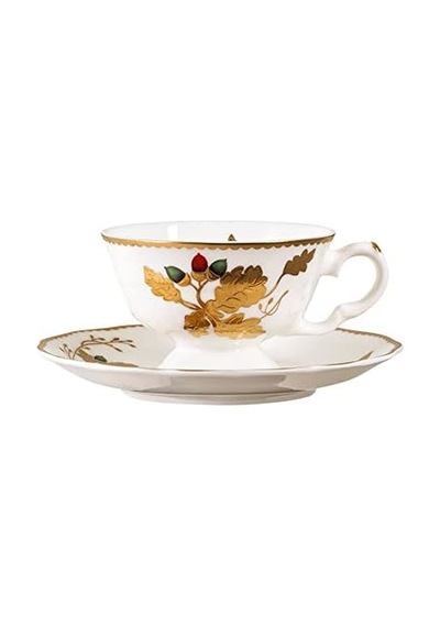 Golden Butterfly 2 Kişilik Çay Fincan Takımı Açık Gri