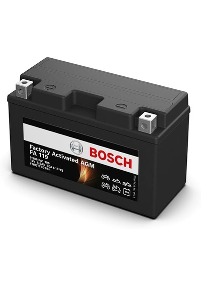 Bosch 12v 6,5 Ah Yt7b-bs Agm Akü Fa119 M6008