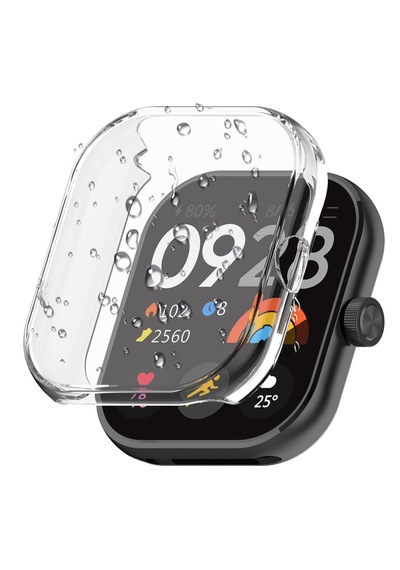 Xiaomi Redmi Watch 4 Uyumlu Şeffaf Silikon Kasa Ve Ekran Koruyucu