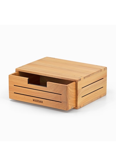 Woodsaka - 3line Mini Çekmece - Masaüstü Kutu