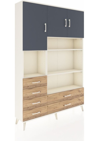 Arges Dolap 9 Raflı 6 Çekmeceli 3 Kapaklı 132x30x195 Aytaşı-antrasit/çam Antrasıt/atlas Çam Arges Dolap 9 Raflı 6 Çekmeceli 3 Kapaklı 132x30x195 Aytaşı-antrasit/çam Antrasıt/atlas Çam