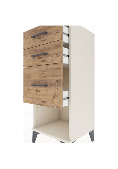 Hyperion Komodin 3 Çekmeceli 44x44x106 Aytaşı-çam Aytaşı