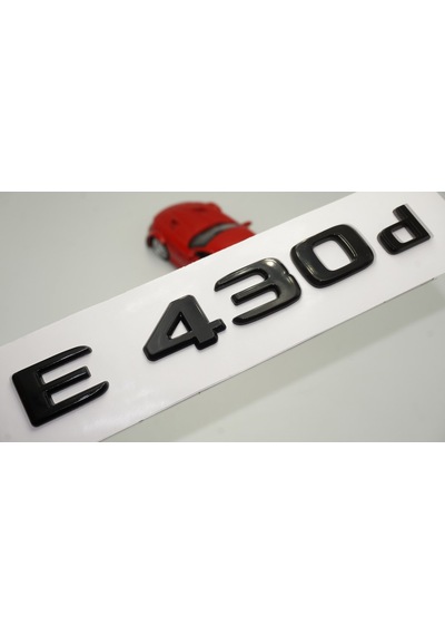 E 430d Bagaj Parlak Siyah ABS 3M 3D Yazı Logo