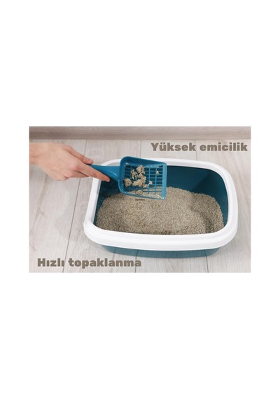 Doğal Bentonit Kedi Kumu Aktif Karbonlu 10 Lt X 2 Paket, Topaklanan, Kokusuz,%99,5 Tozsuz, Yüksek Emicilik Gücüne Sahip Kedi Kumu 2 Li Paket - 20lt