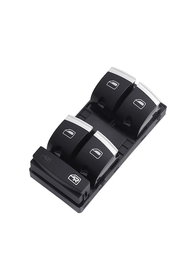 Audi A3 Sol Dörtlü Cam Açma Düğmesi Anahtarı Krom 2005-2011