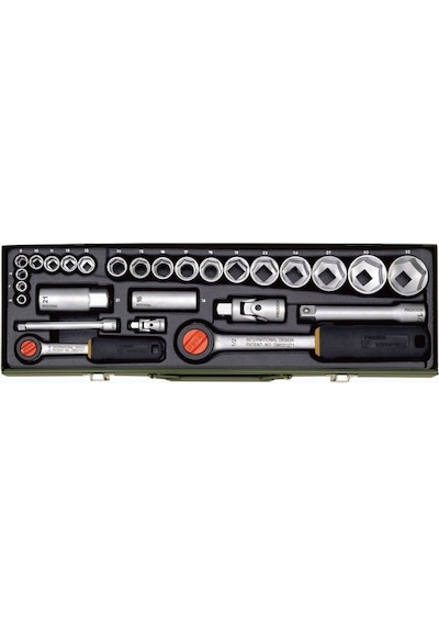 Proxxon 23020 1/4''&1/2'' 27 Parçalı Lokma Takımı
