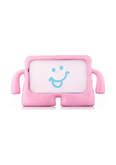Caseonn Samsung Galaxy Uyumlu Tab S7 Fe / Tab S9 Fe Plus Kılıf Tutma Kollu Silikon Açık Pembe Diğer
