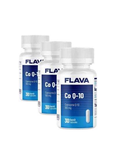Coenzyme Q 10 30 Kapsül 3 Paketi