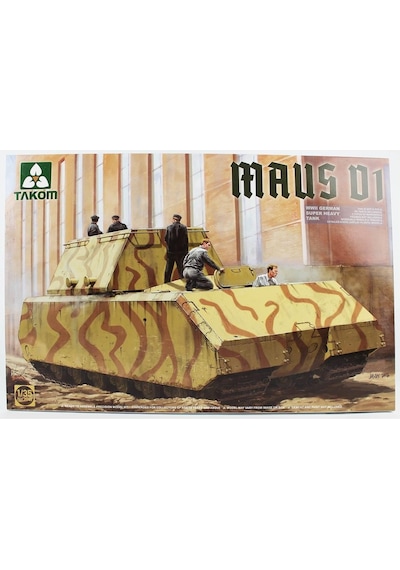 Takom 2049 1/35 Ölçek, Alman Süper Ağır Tankı Maus V1, Plastik Model Kiti-58197