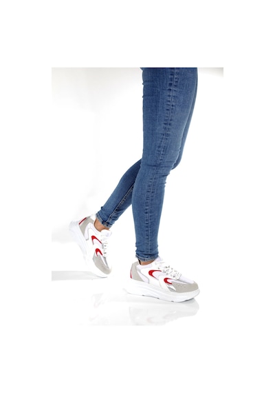Meyoushoes Spor Yüksek Taban Yürüyüşayakkabısı Beyaz 37