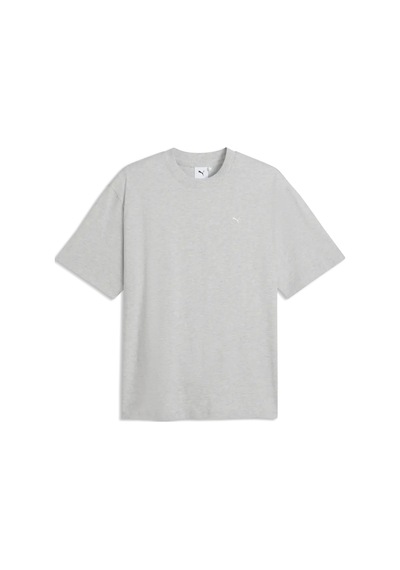 Puma Graphıc Football Tee Erkek Gri T-shirt & Polo