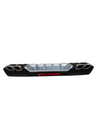 Honda Civic Fc5 2016-2020 Difuzör Kare Egzoz Silver N11.34948