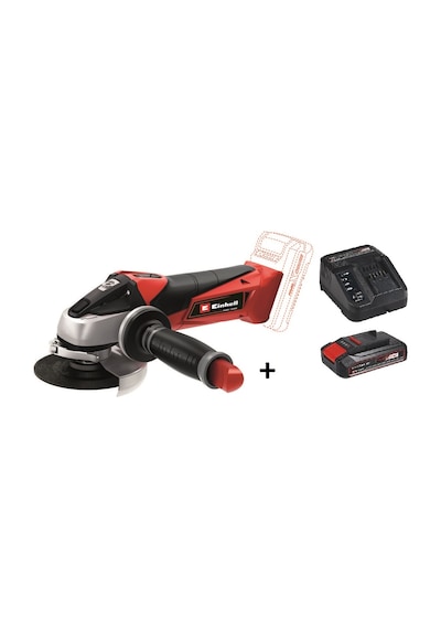 Einhell TE-AG 18/115 Li Akülü Avuç Taşlama + 2.5AH Starter Kit