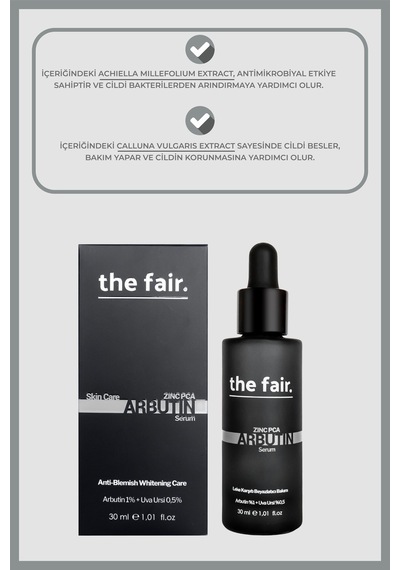 The Fair Arbutin Serum 30 ML + Multi Hydro Infused Serum 30 ML + Vitamin C Serum 30 ML