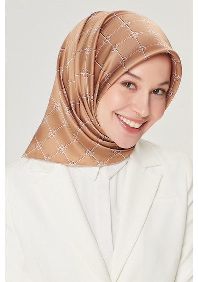 Armine Özel Nostalji Serisi Twill İpek Eşarp Modelleri 8555D-04
