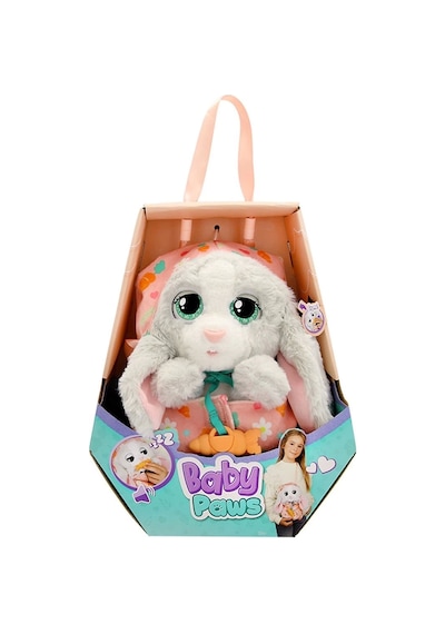 Baw02000 Baby Paws Sesli Tavşan 20 Cm Peluş Çok Renkli
