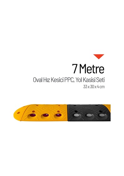 Oval Hız Kesici PPC Set Yol Kasisi 7 M-3250