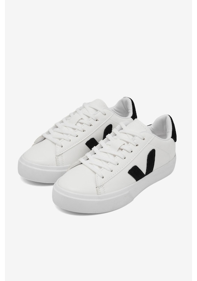 Tonny Black Kauçuk Taban Rahat Bağcıklı Sneaker Kadın Beyaz Siyah Sneaker Tbklc030
