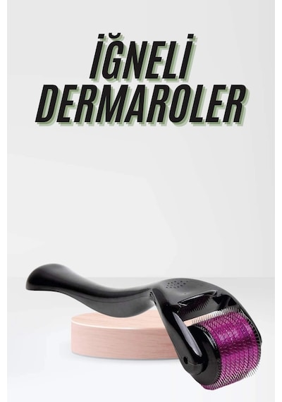 Mey İthalat Saç Çıkarma Tarağı Dermaroller 540 Iğneli Roller 1 Mm Iğne Cilt Yüz Yenileme Bakım Seti