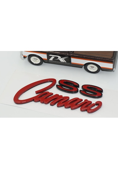 Dk Tuning Ss Camaro Kırmızı Yazı Logo Arma Chevrolet İle Uyumlu -