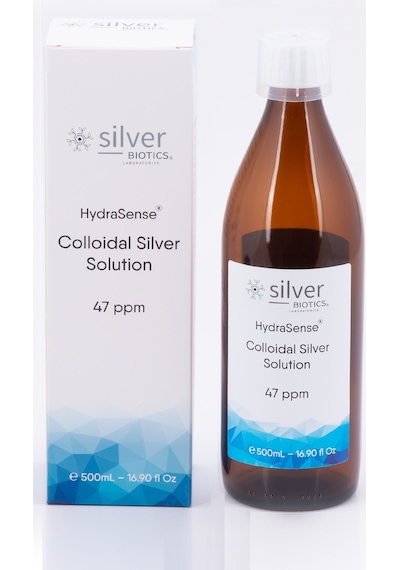 Silverbiotics 47PPM Hydrasense Kolloidal Gümüş Suyu 2 x 500 ML
