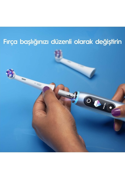 Oral-B iO Radiant White Beyaz Diş Fırçası Yedek Başlığı 4 Adet
