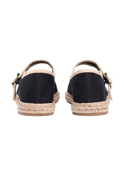 Tommy Hilfiger Kadın Buckle Mary Jane Espadrille Ayakkabı Fw0fw09239bds Siyah
