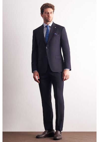 İmza Koyu Lacivert Kırlangıç Yaka Kendinden Desenli Esnek Bel Slim Fit 6 Drop Takım Elbise 1001255167 Koyu Lacivert İmza Koyu Lacivert Kırlangıç Yaka Kendinden Desenli Esnek Bel Slim Fit 6 Drop Takım Elbise 1001255167 Koyu Lacivert