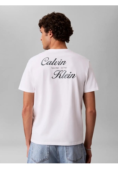 Calvin Klein Ss 30s Eu Calvın Kle, Yaf Beyaz Erkek T-shirt