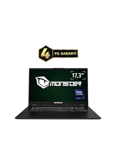 Monster Huma H7 V1.2.1 Ultra 7 155H 16 GB 1 TB SSD 17.3" W11H Dizüstü Bilgisayar