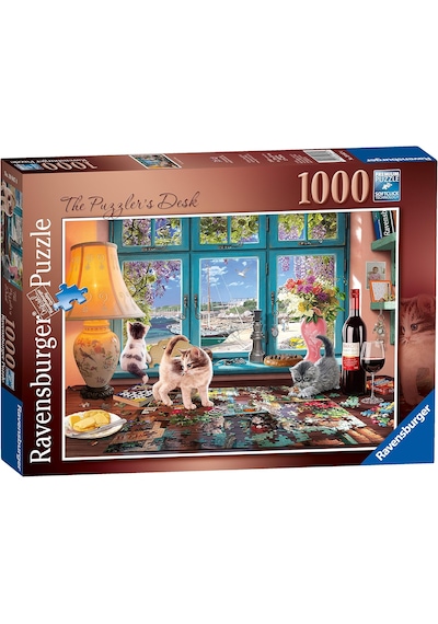 Ravensburger 1000 Parça The Puzzler's Desk Puzzle