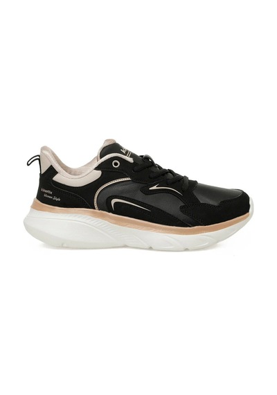 Kinetix Mone Pu W 5pr Kadın Siyah-ekru 36-40 Sneaker Ayakkabı Siyah