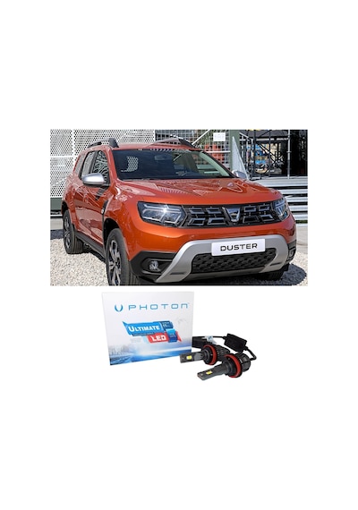 Dacia Duster 2 Led Xenon Uzun Far Ampulü H1 Ultimate Yeni Seri Beyaz 2018+