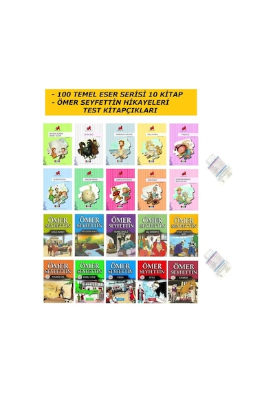 4. Sınıf Okumayı Sevdiren Eğitici Hikaye Seti 20 Kitap Ömer Seyfettin - Kırmızı Balık