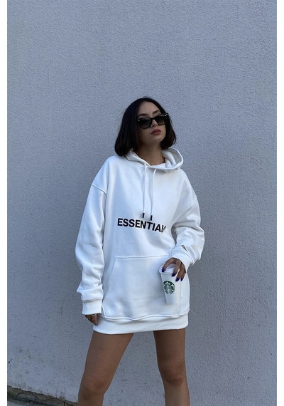 Tarzsokak Unisex Beyaz Essentials Sweatshirt Trndz204
