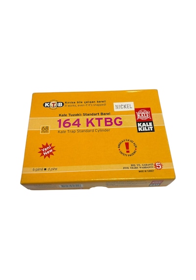 Kale 164/ktbg Bilyalı Tuzaklı Sistem Barel -ahşap Ve Çelik Kapı Göbeği - 68mm