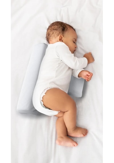 Babyjem Bebek Güvenli Uyku Yan Yatış Yastığı Beyaz