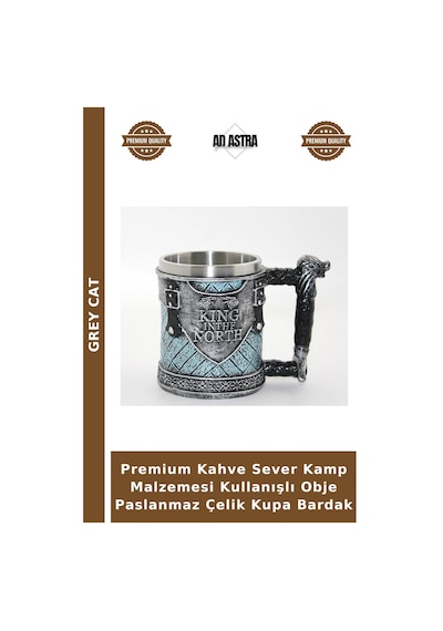 Premium Kahve Sever Kamp Malzemesi Kullanışlı Obje Paslanmaz Çelik Kupa Bardak Çok Renkli