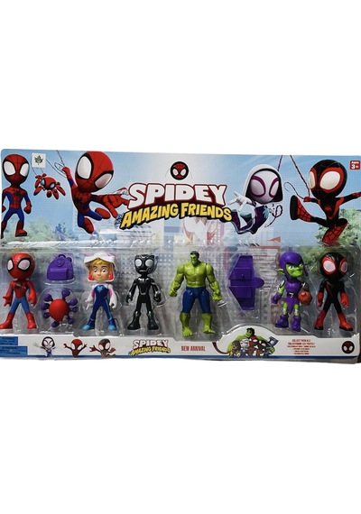 Avengers Spidey 6'lı Figür Oyuncak Spidey ve Harika Dostları