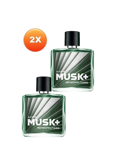 Avon Musk Metropolitano Erkek Parfüm EDT 2 x 75 ML