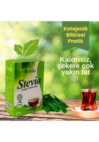 Ultra Stevia Lı Tatlandırıcı 0,5 Gr 80 Adetlik 1 Kutu Diğer