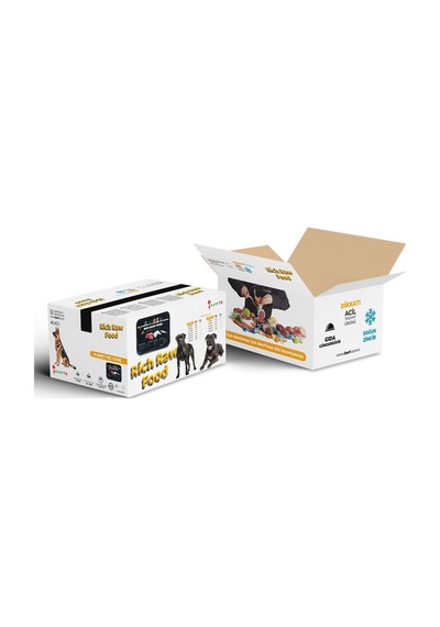 Barftr Rıch Raw Food 8 KG Yetişkin Köpek Maması 8 x 1 KG