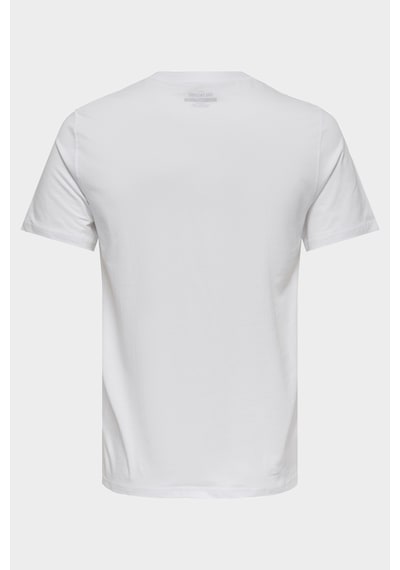 Onsmax Lıfe Ss Stıtch Tee Noos Erkek Beyaz T-shirt - 22025208 Beyaz